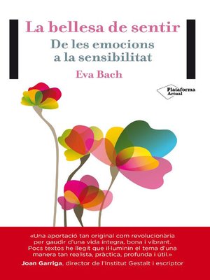 cover image of La bellesa de sentir